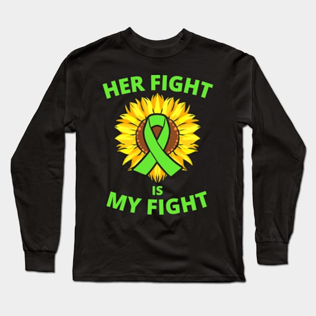 Cerebral Palsy Awareness Sunflower CP Long Sleeve T-Shirt by ChrisselDesigns